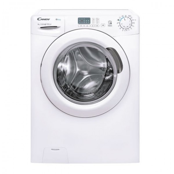 LAVATRICE CANDY EASY EY 1281DE/1-S 8 KG 1200 GIRI CARICO FRONTALE PARTENZA RITARDATA LIBERA INSTALLAZIONE NFC CLASSE D