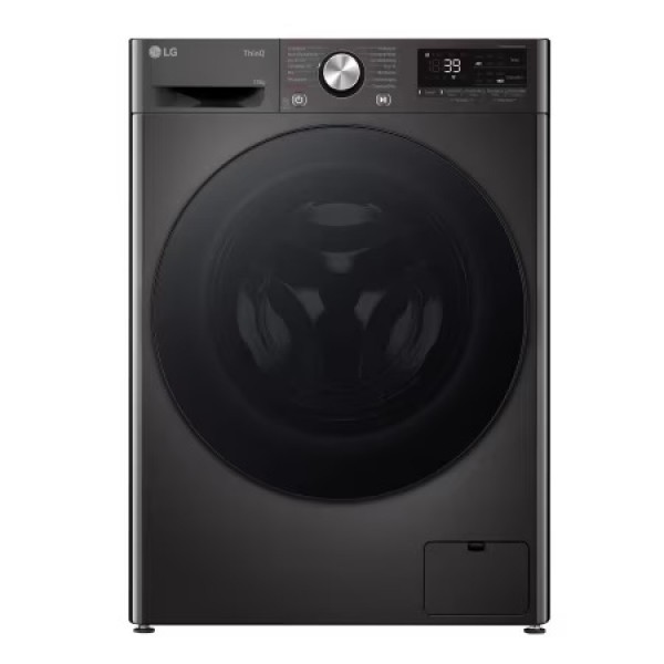 LAVATRICE LG F4WR703YB 13 KG 1360 GIRI AI DD CARICO FRONTALE INVERTER VAPORE LIBERA INSTALLAZIONE NERO CLASSE A