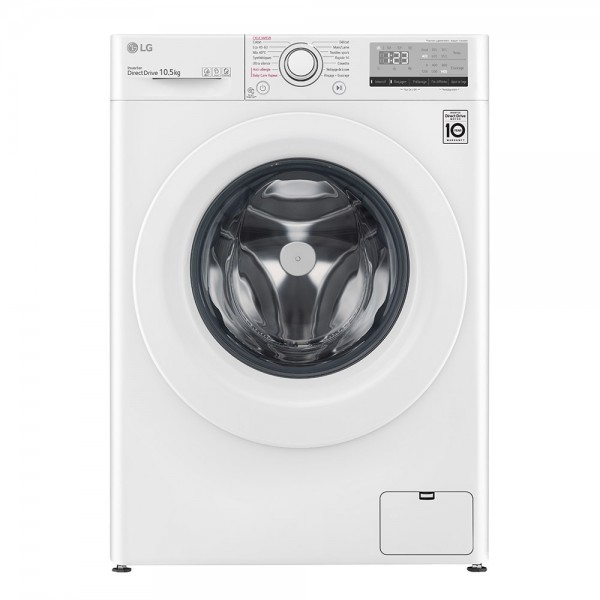 LAVATRICE LG F4WV310WHT 10.5 KG 1360 GIRI CARICO FRONTALE INVERTER VAPORE LIBERA INSTALLAZIONE CLASSE B