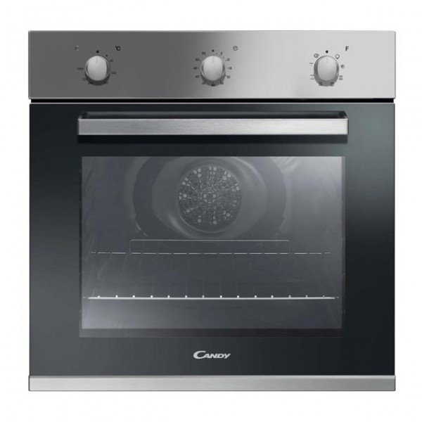 FORNO CANDY TIMELESS FCP602X/E ELETTRICO AD INCASSO VENTILATO 65 L 8 FUNZIONI INOX CLASSE A+