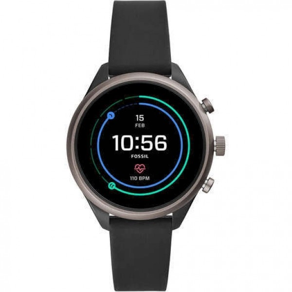FOSSIL SPORT SMARTWATCH FTW6024 41 MM BLUETOOTH CINTURINO IN SILICONE NERO