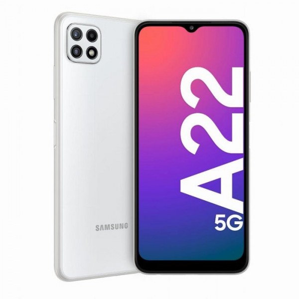 SMARTPHONE SAMSUNG GALAXY A22 5G SM A226B DUAL SIM 64 GB OCTA CORE 6.6" TRIPLA FOTOCAMERA WIFI BLUETOOTH BIANCO