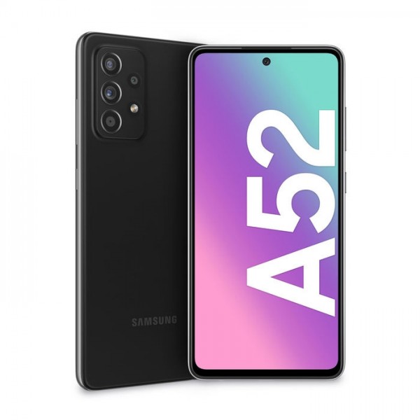 SMARTPHONE SAMSUNG GALAXY A52 SM A525F 256 GB DUAL SIM OCTA CORE 6.5" SUPER AMOLED 4G LTE QUADRUPLA FOTOCAMERA AWESOME BLACK / NERO