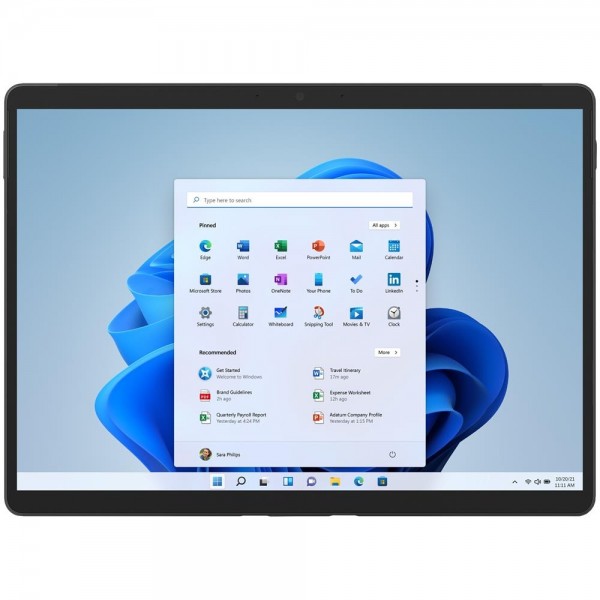 TABLET PC MICROSOFT SURFACE PRO 8 13" TOUCHSCREEN INTEL CORE I5 7300U 2.6 GHZ 8 GB LPDDR4x 128 GB SSD INTEL IRIS XE WEBCAM WINDOWS 11 GRAFITE