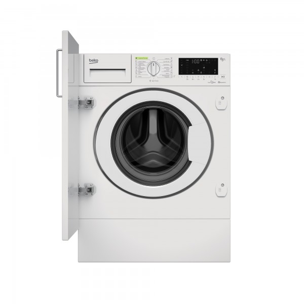 LAVASCIUGA (ASCIUGATRICE / LAVATRICE / LAVA E ASCIUGA) BEKO HITV 8736B0 HT 8 + 5 KG INCASSO 1400 GIRI CARICO FRONTALE PROSMART INVERTER 15 PROGRAMMI BLUETOOTH CLASSE D