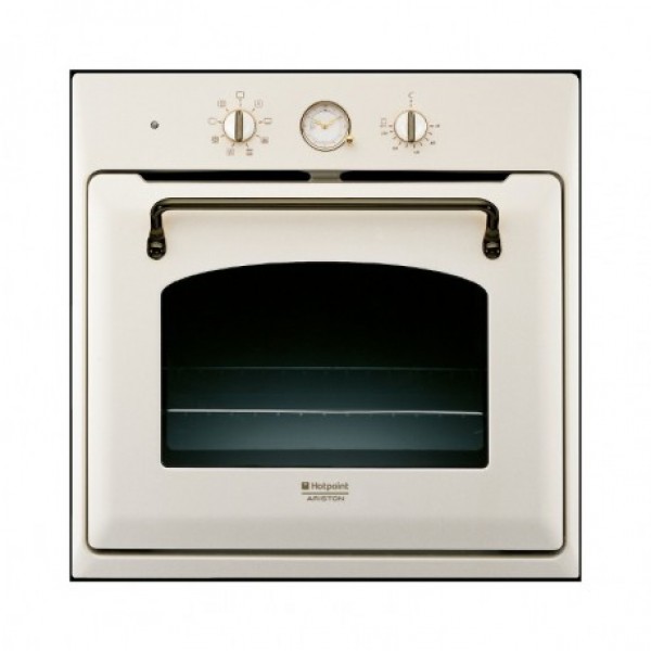 FORNO HOTPOINT ARISTON FT 850.1 (OW) /HA S DA INCASSO ELETTRICO VENTILATO 60 CM 58 L 2800 W BIANCO ANTICO / AVORIO / PANNA CLASSE A 24 MESI HOTPOINT ARISTON