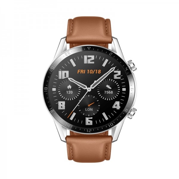 HUAWEI WATCH GT 2 46 MM CLASSIC LTN B19 1,39" AMOLED GPS BLUETOOTH PEBBLE BROWN / MARRONE