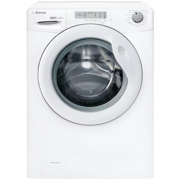 LAVASCIUGA (LAVATRICE / ASCIUGATRICE / LAVA E ASCIUGA) IBERNA IBD 3752DE/1-11 7+5 KG 1300 GIRI CARICO FRONTALE LIBERA INSTALLAZIONE WIFI + NFC CLASSE D/F
