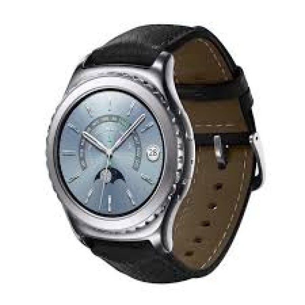 SMARTWATCH SAMSUNG GALAXY GEAR S2 CLASSIC SM R732 1.2" SUPER AMOLED 4 GB DUAL CORE BLUETOOTH PLATINUM SILVER 24 MESI SAMSUNG ITALIA