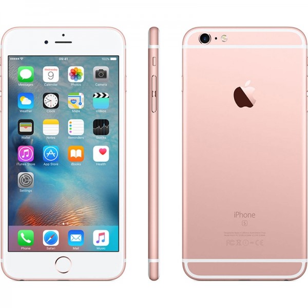 SMARTPHONE APPLE IPHONE 6S PLUS 128 GB 5,5" 4G LTE CHIP A9 TOUCH ID IOS 9 12 MP ORO ROSA