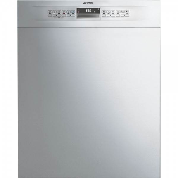 LAVASTOVIGLIE SMEG LSP433XIT 13 COPERTI 60 CM SEMI INCASSO INOX PARTENZA DIFFERITA CLASSE A+++