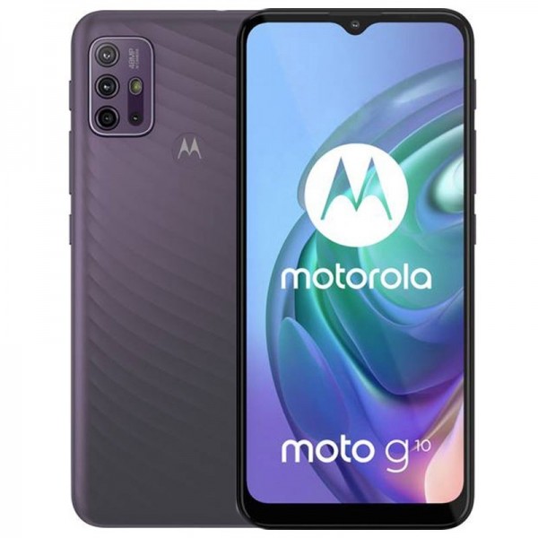 SMARTPHONE MOTOROLA MOTO G10 XT21272 64 GB DUAL SIM 6.5" 4G LTE QUATTRO FOTOCAMERE 48 MP OCTA CORE AURORA GREY