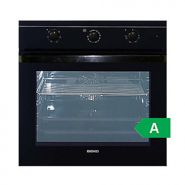 FORNO BEKO OIE 21100 B DA INCASSO 60 CM 65 L VENTILATO CONTROLLO MECCANICO 6 FUNZIONI GRILL CLASSE A NERO BEKO