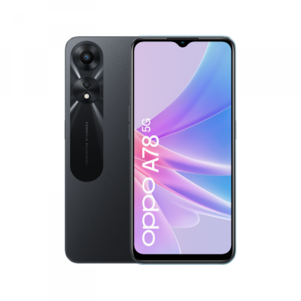 SMARTPHONE OPPO A78 5G CPH2483 4GB + 128 GB DUAL SIM 6.53" 50 MP AI GLOWING BLACK / NERO