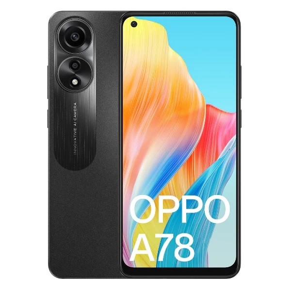 SMARTPHONE OPPO A78 CPH2565 8 GB + 128 GB DUAL SIM 6.43" 4G LTE 50 MP AI MIST BLACK / NERO