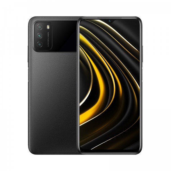 SMARTPHONE XIAOMI POCO M3 M2010J19CG 64 GB DUAL SIM 6.53" 4G LTE OCTA CORE TRIPLA FOTOCAMERA 48 MP POWER BLACK / NERO