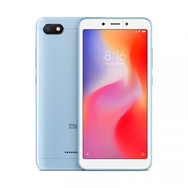 SMARTPHONE XIAOMI REDMI 6 M1804C3DG 64 GB DUAL SIM 5.45" DOPPIA FOTOCAMERA 4G LTE BLUE