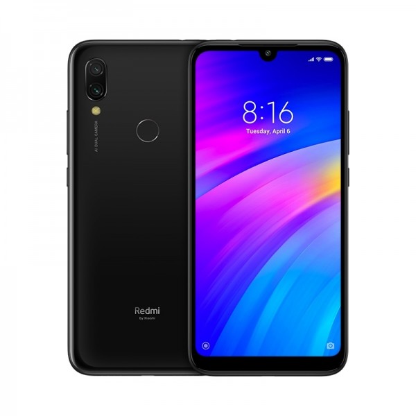 SMARTPHONE XIAOMI REDMI 7 M1810F6LG 32 GB DUAL SIM 6.26" DOPPIA FOTOCAMERA 4G LTE ECLIPSE BLACK / NERO