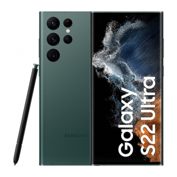SMARTPHONE SAMSUNG GALAXY S22 ULTRA 5G SM S908B 128 GB DUAL SIM 6.8" 4 FOTOCAMERE OCTA CORE GREEN / VERDE