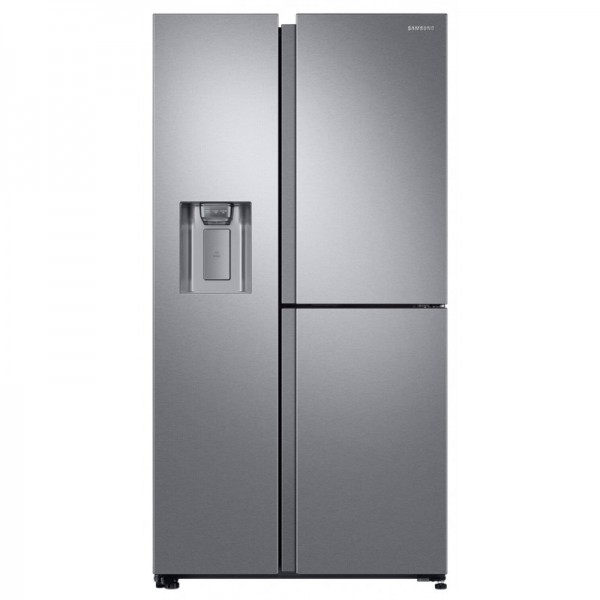 FRIGORIFERO SAMSUNG SIDE BY SIDE RS6GN8671SL / RS68N8671SL RS8000 3 PORTE INOX 604 L TOTAL NO FROST DIGITAL INVERTER DISPENSER ACQUA E GHIACCIO LIBERA INSTALLAZIONE CLASSE A++