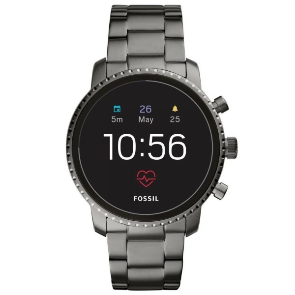 FOSSIL SMARTWATCH GEN 4 Q EXPLORIST HR FTW4012 45 MM 4 GB GPS BLUETOOTH NFC WIFI INOX / GRIGIO