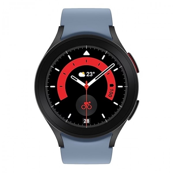 SMARTWATCH SAMSUNG GALAXY WATCH 5 PRO 45 MM SM R920 BLUETOOTH 1.4" SUPER AMOLED 16 GB BLACK TITANIUM CINTURINO SPORT BAND SAPPHIRE