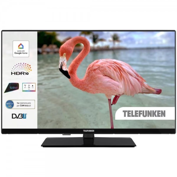 TV 32" TELEFUNKEN TE32750B45V2D LED HD SMART WIFI HDMI USB MODALITA' HOTEL