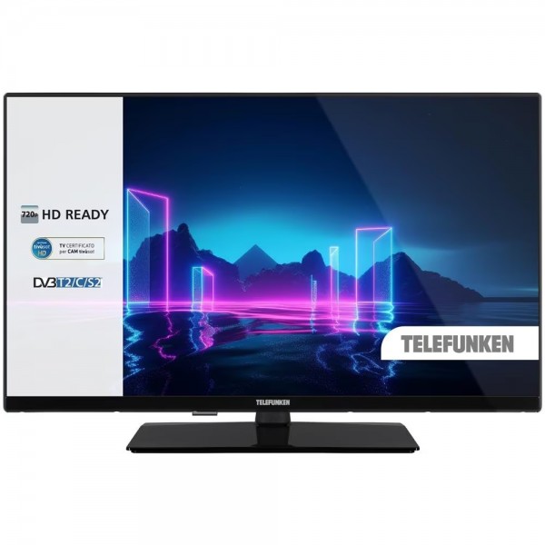 TV 32" TELEFUNKEN TE32750S38YXD LED HD HDMI USB HDR MODALITA' HOTEL