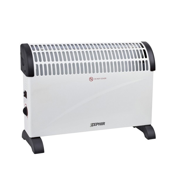 STUFETTA ELETTRICA / TERMOCONVETTORE DA PAVIMENTO ZEPHIR ZCV2000M 3 LIVELLI DI POTENZA (750/1250/2000W) BIANCO