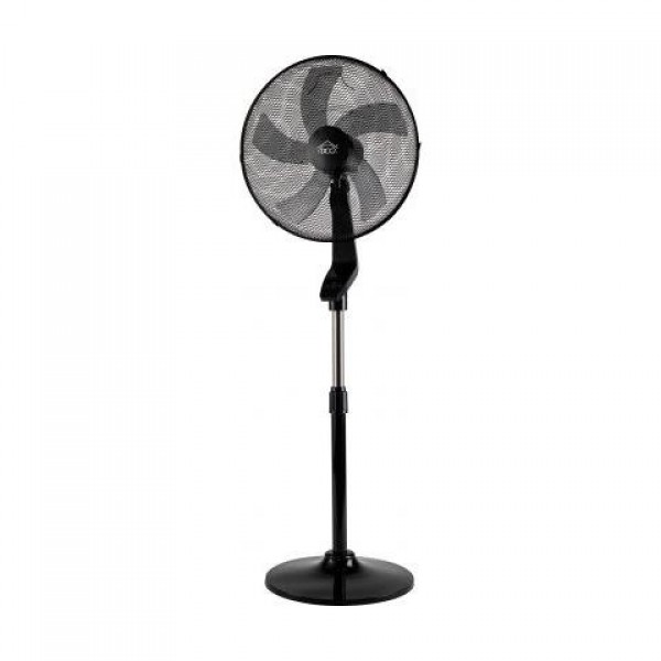 VENTILATORE A COLONNA DCG VE1632TT CON TELECOMANDO 3 VELOCITA' AUTO OSCILLANTE INCLINABILE 5 PALE TIMER NERO