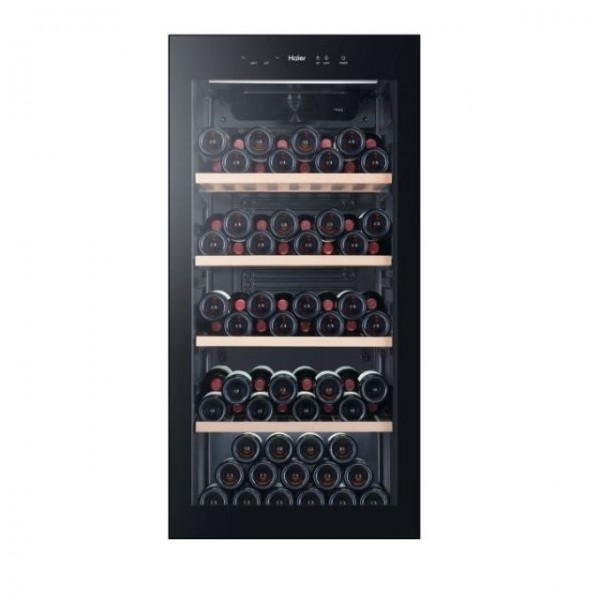 CANTINETTA VINO WINE BANK 60 HAIER WS120GA SERIE 5 60 CM 117 BOTTIGLIE LIBERA INSTALLAZIONE NERO CLASSE G