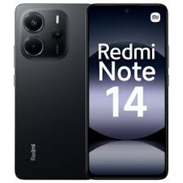 SMARTPHONE XIAOMI REDMI NOTE 14 24094RAD4G 256 GB 6.67" DUAL SIM OCTA CORE 4G LTE TRIPLA FOTOCAMERA 108 MP MIDNIGHT BLACK / NERO