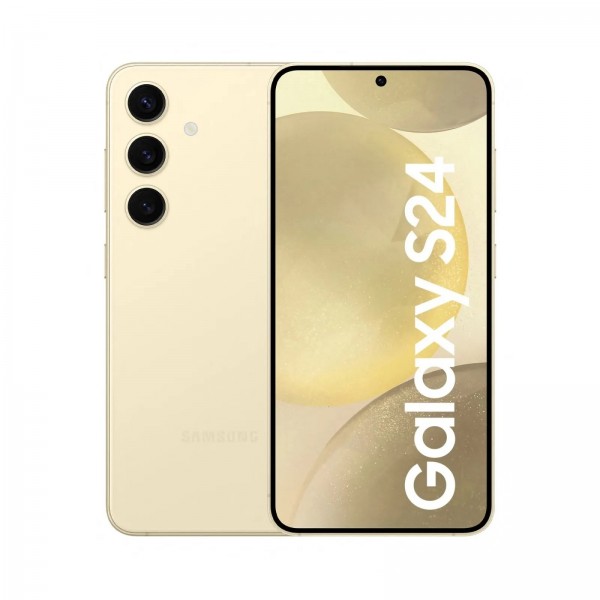 SMARTPHONE SAMSUNG GALAXY S24 5G SM S921B 256 GB DUAL SIM 6.2" TRIPLA FOTOCAMERA 50 MP DECA CORE AMBER YELLOW / GIALLO