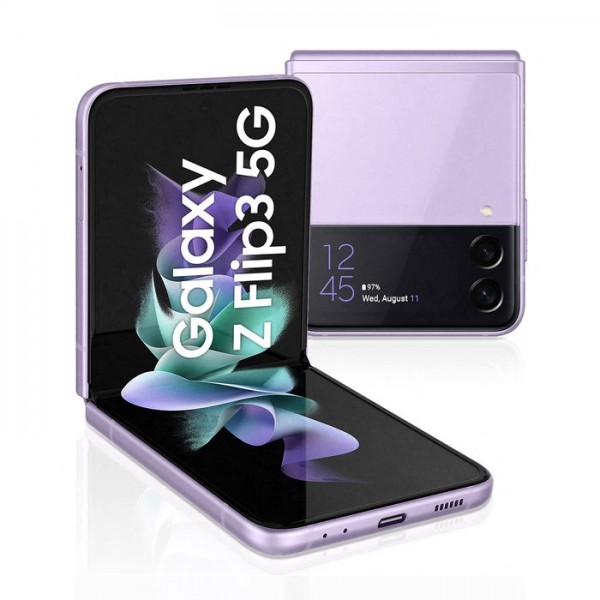 SMARTPHONE SAMSUNG GALAXY Z FLIP3 5G SM F711B 256 GB DUAL SIM 6.7" 12 + 12 MP OCTA CORE LAVENDER / VIOLA