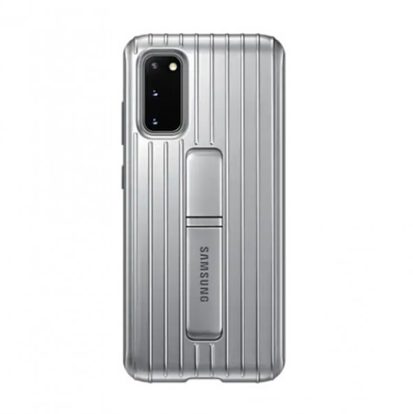 GALAXY S20 PROTECTIVE STANDING COVER PER CELLULARE EF-RG980CSEGEU SILVER
