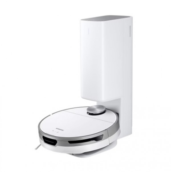 ROBOT ASPIRAPOLVERE SAMSUNG JETBOT+ VR30T85513W 60 W WIFI DISPLAY LED DIGITAL INVERTER QUAD CORE R18 LIDAR SENSOR CLEAN STATION BIANCO