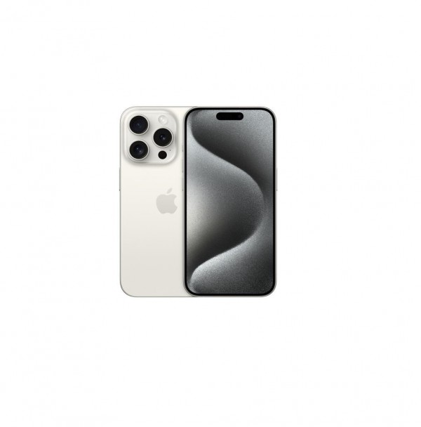 SMARTPHONE APPLE IPHONE 15 PRO 256 GB DUAL SIM 6.1" 5G A17 PRO TRIPLA FOTOCAMERA 48 MP TITANIO BIANCO
