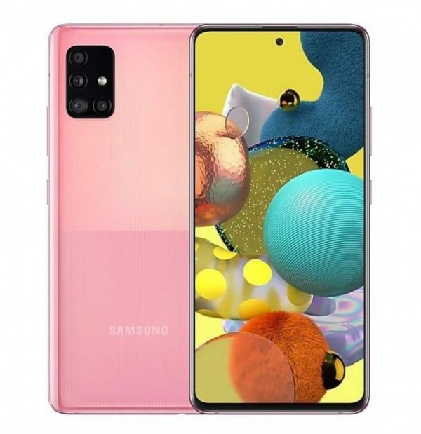 SMARTPHONE SAMSUNG GALAXY A51 5G SM A516B DUAL SIM 128 GB OCTA CORE 6.5" SUPER AMOLED QUATTRO FOTOCAMERE PRISM CUBE PINK / ROSA