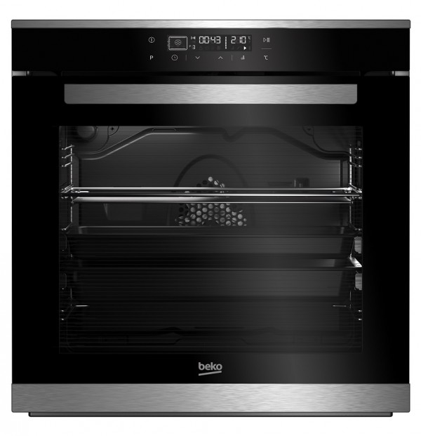 FORNO MULTIFUNZIONE BEKO BIM35401XMS STATICO ELETTRICO VENTILATO 60 CM 82 L 13 FUNZIONI GRILL PIZZA PRO NERO / INOX CLASSE A