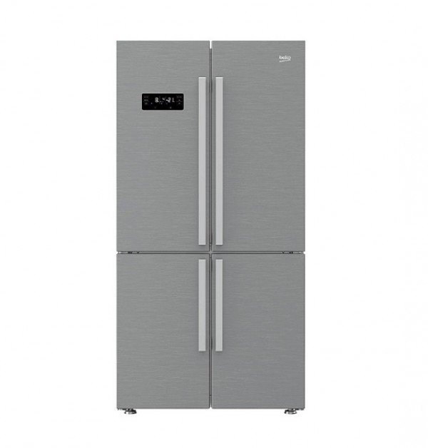 FRIGORIFERO BEKO GN1416232ZX 4 PORTE 90 CM 541 L TOTAL NO FROST PROSMART INVERTER LIBERA INSTALLAZIONE INOX CLASSE A++