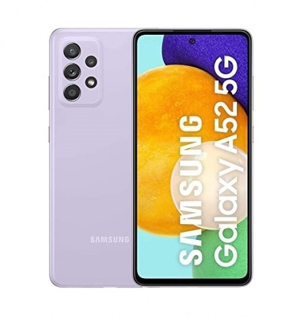 SMARTPHONE SAMSUNG GALAXY A52 5G SM A526B 256 GB DUAL SIM OCTA CORE 6.5" SUPER AMOLED QUADRUPLA FOTOCAMERA AWESOME VIOLET / VIOLA