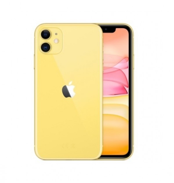 SMARTPHONE APPLE IPHONE 11 128 GB DUAL SIM 6.1" 4G LTE A13 ESA CORE IOS 13 12 MP YELLOW / GIALLO