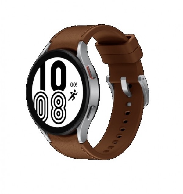 SMARTWATCH SAMSUNG GALAXY WATCH 4 LTE 44 MM SM R875 1.4" SUPER AMOLED 16 GB NFC BLUETOOTH CASSA SILVER CINTURINO HYBRID LEATHER CAMEL