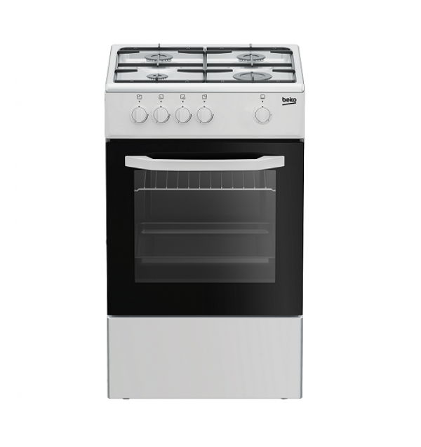 CUCINA BEKO CSG 42001 FW 50x50 CM 4 FUOCHI FORNO GAS LIBERA INSTALLAZIONE BIANCO