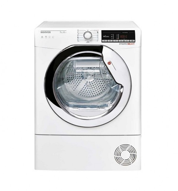 ASCIUGATRICE HOOVER SLIM NEXT DXO4 H7A2TCEX-S 7 KG CARICO FRONTALE PARTENZA RITARDATA POMPA DI CALORE LIBERA INSTALLAZIONE CLASSE A++