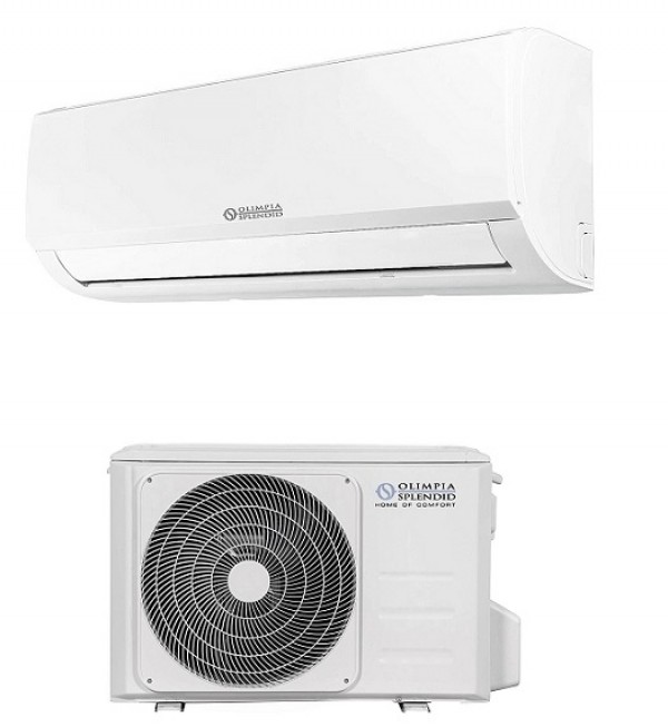 CLIMATIZZATORE / CONDIZIONATORE OLIMPIA SPLENDID ARYAL S1 E 12 C OS-KEAPH12EI + OS-SEAPH12EI MONOSPLIT 12000 BTU POMPA DI CALORE INVERTER R32 CLASSE A++/A+