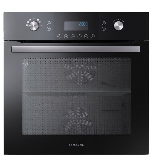 FORNO SAMSUNG AD INCASSO NV70F3784EB 60 CM 70 L DOPPIA COTTURA DOPPIO DISPLAY LED 20 MODALITA' DI COTTURA NERO