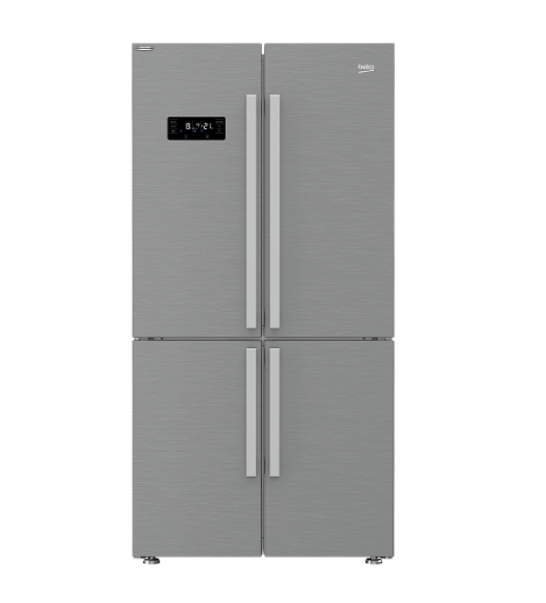 FRIGORIFERO BEKO GN1416231ZX 4 PORTE 90 CM 626 L TOTAL NO FROST PROSMART INVERTER LIBERA INSTALLAZIONE INOX CLASSE A++