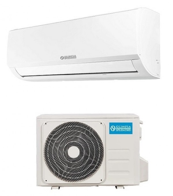 CLIMATIZZATORE / CONDIZIONATORE OLIMPIA SPLENDID ARYAL S1 E 12 C OS-SEAPH12EI + OS-KENEH12EI MONOSPLIT 12000 BTU POMPA DI CALORE INVERTER R32 CLASSE A++/A+