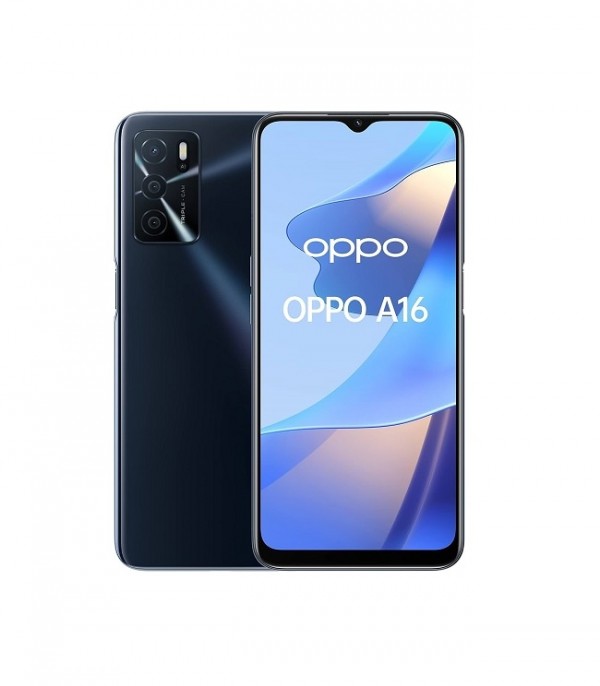 SMARTPHONE OPPO A16 CPH2269 32 GB DUAL SIM 6.52" TRIPLA FOTOCAMERA 13 MP 4G LTE CRYSTAL BLACK / NERO